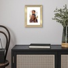 image:imageAmericanflat 11x14 Picture Frame with ShatterResistant Glass  Use as 8x10 Frame with Mat or Display 11x14 Photo Without Mat  Signature Collection  Picture Frames for Wall Display  Driftwood  Engineered Wood construction Shatterresistant glass hangs vertical or horizontal sawtooth hangers includedGold