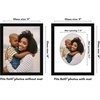 image:imageAmericanflat 11x14 Picture Frame with ShatterResistant Glass  Use as 8x10 Frame with Mat or Display 11x14 Photo Without Mat  Signature Collection  Picture Frames for Wall Display  Driftwood  Engineered Wood construction Shatterresistant glass hangs vertical or horizontal sawtooth hangers includedBlack
