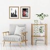image:imageAmericanflat 11x14 Picture Frame with ShatterResistant Glass  Use as 8x10 Frame with Mat or Display 11x14 Photo Without Mat  Signature Collection  Picture Frames for Wall Display  Dark OakDark Oak