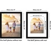 image:imageAmericanflat 11x14 Picture Frame with ShatterResistant Glass  Use as 8x10 Frame with Mat or Display 11x14 Photo Without Mat  Signature Collection  Picture Frames for Wall Display  Driftwood  Engineered Wood construction Shatterresistant glass hangs vertical or horizontal sawtooth hangers includedBlack