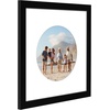image:imageAmericanflat 11x14 Picture Frame with ShatterResistant Glass  Use as 8x10 Frame with Mat or Display 11x14 Photo Without Mat  Signature Collection  Picture Frames for Wall Display  Driftwood  Engineered Wood construction Shatterresistant glass hangs vertical or horizontal sawtooth hangers includedBlack