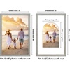 image:imageAmericanflat 11x14 Picture Frame with ShatterResistant Glass  Use as 8x10 Frame with Mat or Display 11x14 Photo Without Mat  Signature Collection  Picture Frames for Wall Display  Driftwood  Engineered Wood construction Shatterresistant glass hangs vertical or horizontal sawtooth hangers includedDriftwood