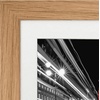 image:imageAmericanflat 11x14 Picture Frame with ShatterResistant Glass  Use as 8x10 Frame with Mat or Display 11x14 Photo Without Mat  Signature Collection  Picture Frames for Wall Display  Dark OakDark Oak