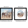 image:imageAmericanflat 11x14 Picture Frame with ShatterResistant Glass  Use as 8x10 Frame with Mat or Display 11x14 Photo Without Mat  Signature Collection  Picture Frames for Wall Display  Driftwood  Engineered Wood construction Shatterresistant glass hangs vertical or horizontal sawtooth hangers includedBlack