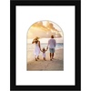 image:imageAmericanflat 11x14 Picture Frame with ShatterResistant Glass  Use as 8x10 Frame with Mat or Display 11x14 Photo Without Mat  Signature Collection  Picture Frames for Wall Display  Driftwood  Engineered Wood construction Shatterresistant glass hangs vertical or horizontal sawtooth hangers includedBlack