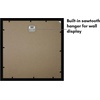 image:imageAmericanflat 11x14 Picture Frame with ShatterResistant Glass  Use as 8x10 Frame with Mat or Display 11x14 Photo Without Mat  Signature Collection  Picture Frames for Wall Display  Driftwood  Engineered Wood construction Shatterresistant glass hangs vertical or horizontal sawtooth hangers includedBlack