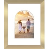 image:imageAmericanflat 11x14 Picture Frame with ShatterResistant Glass  Use as 8x10 Frame with Mat or Display 11x14 Photo Without Mat  Signature Collection  Picture Frames for Wall Display  Driftwood  Engineered Wood construction Shatterresistant glass hangs vertical or horizontal sawtooth hangers includedGold