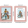 image:imageAmericanflat 11x14 Picture Frame with ShatterResistant Glass  Use as 8x10 Frame with Mat or Display 11x14 Photo Without Mat  Signature Collection  Picture Frames for Wall Display  Driftwood  Engineered Wood construction Shatterresistant glass hangs vertical or horizontal sawtooth hangers includedPink