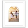 image:imageAmericanflat 11x14 Picture Frame with ShatterResistant Glass  Use as 8x10 Frame with Mat or Display 11x14 Photo Without Mat  Signature Collection  Picture Frames for Wall Display  Driftwood  Engineered Wood construction Shatterresistant glass hangs vertical or horizontal sawtooth hangers includedWhite