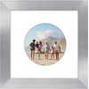 image:imageAmericanflat 11x14 Picture Frame with ShatterResistant Glass  Use as 8x10 Frame with Mat or Display 11x14 Photo Without Mat  Signature Collection  Picture Frames for Wall Display  Driftwood  Engineered Wood construction Shatterresistant glass hangs vertical or horizontal sawtooth hangers includedSilver