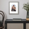 image:imageAmericanflat 11x14 Picture Frame with ShatterResistant Glass  Use as 8x10 Frame with Mat or Display 11x14 Photo Without Mat  Signature Collection  Picture Frames for Wall Display  Driftwood  Engineered Wood construction Shatterresistant glass hangs vertical or horizontal sawtooth hangers includedDriftwood