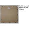 image:imageAmericanflat 11x14 Picture Frame with ShatterResistant Glass  Use as 8x10 Frame with Mat or Display 11x14 Photo Without Mat  Signature Collection  Picture Frames for Wall Display  Driftwood  Engineered Wood construction Shatterresistant glass hangs vertical or horizontal sawtooth hangers includedDriftwood