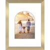 image:imageAmericanflat 11x14 Picture Frame with ShatterResistant Glass  Use as 8x10 Frame with Mat or Display 11x14 Photo Without Mat  Signature Collection  Picture Frames for Wall Display  Driftwood  Engineered Wood construction Shatterresistant glass hangs vertical or horizontal sawtooth hangers includedGold