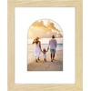image:imageAmericanflat 11x14 Picture Frame with ShatterResistant Glass  Use as 8x10 Frame with Mat or Display 11x14 Photo Without Mat  Signature Collection  Picture Frames for Wall Display  Driftwood  Engineered Wood construction Shatterresistant glass hangs vertical or horizontal sawtooth hangers includedNatural Oak