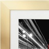 image:imageAmericanflat 11x14 Picture Frame with ShatterResistant Glass  Use as 8x10 Frame with Mat or Display 11x14 Photo Without Mat  Signature Collection  Picture Frames for Wall Display  Gold  Shatterresistant glass hangs vertical or horizontal sawtooth hangers included use with or without matGold