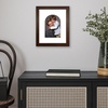 image:imageAmericanflat 11x14 Picture Frame with ShatterResistant Glass  Use as 8x10 Frame with Mat or Display 11x14 Photo Without Mat  Signature Collection  Picture Frames for Wall Display  Driftwood  Engineered Wood construction Shatterresistant glass hangs vertical or horizontal sawtooth hangers includedWalnut