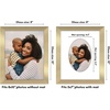 image:imageAmericanflat 11x14 Picture Frame with ShatterResistant Glass  Use as 8x10 Frame with Mat or Display 11x14 Photo Without Mat  Signature Collection  Picture Frames for Wall Display  Driftwood  Engineered Wood construction Shatterresistant glass hangs vertical or horizontal sawtooth hangers includedGold