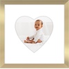 image:imageAmericanflat 11x14 Picture Frame with ShatterResistant Glass  Use as 8x10 Frame with Mat or Display 11x14 Photo Without Mat  Signature Collection  Picture Frames for Wall Display  Driftwood  Engineered Wood construction Shatterresistant glass hangs vertical or horizontal sawtooth hangers includedGold