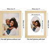 image:imageAmericanflat 11x14 Picture Frame with ShatterResistant Glass  Use as 8x10 Frame with Mat or Display 11x14 Photo Without Mat  Signature Collection  Picture Frames for Wall Display  Driftwood  Engineered Wood construction Shatterresistant glass hangs vertical or horizontal sawtooth hangers includedNatural Oak