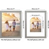 image:imageAmericanflat 11x14 Picture Frame with ShatterResistant Glass  Use as 8x10 Frame with Mat or Display 11x14 Photo Without Mat  Signature Collection  Picture Frames for Wall Display  Driftwood  Engineered Wood construction Shatterresistant glass hangs vertical or horizontal sawtooth hangers includedDriftwood