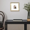 image:imageAmericanflat 11x14 Picture Frame with ShatterResistant Glass  Use as 8x10 Frame with Mat or Display 11x14 Photo Without Mat  Signature Collection  Picture Frames for Wall Display  Driftwood  Engineered Wood construction Shatterresistant glass hangs vertical or horizontal sawtooth hangers includedGold