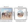 image:imageAmericanflat 11x14 Picture Frame with ShatterResistant Glass  Use as 8x10 Frame with Mat or Display 11x14 Photo Without Mat  Signature Collection  Picture Frames for Wall Display  Driftwood  Engineered Wood construction Shatterresistant glass hangs vertical or horizontal sawtooth hangers includedSilver