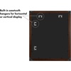 image:imageAmericanflat 11x14 Picture Frame with ShatterResistant Glass  Use as 8x10 Frame with Mat or Display 11x14 Photo Without Mat  Signature Collection  Picture Frames for Wall Display  Dark OakWalnut