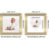 image:imageAmericanflat 11x14 Picture Frame with ShatterResistant Glass  Use as 8x10 Frame with Mat or Display 11x14 Photo Without Mat  Signature Collection  Picture Frames for Wall Display  Driftwood  Engineered Wood construction Shatterresistant glass hangs vertical or horizontal sawtooth hangers includedGold
