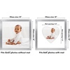 image:imageAmericanflat 11x14 Picture Frame with ShatterResistant Glass  Use as 8x10 Frame with Mat or Display 11x14 Photo Without Mat  Signature Collection  Picture Frames for Wall Display  Driftwood  Engineered Wood construction Shatterresistant glass hangs vertical or horizontal sawtooth hangers includedSilver