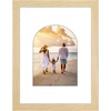 image:imageAmericanflat 11x14 Picture Frame with ShatterResistant Glass  Use as 8x10 Frame with Mat or Display 11x14 Photo Without Mat  Signature Collection  Picture Frames for Wall Display  Driftwood  Engineered Wood construction Shatterresistant glass hangs vertical or horizontal sawtooth hangers includedNatural Oak