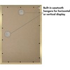 image:imageAmericanflat 11x14 Picture Frame with ShatterResistant Glass  Use as 8x10 Frame with Mat or Display 11x14 Photo Without Mat  Signature Collection  Picture Frames for Wall Display  Driftwood  Engineered Wood construction Shatterresistant glass hangs vertical or horizontal sawtooth hangers includedGold