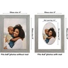 image:imageAmericanflat 11x14 Picture Frame with ShatterResistant Glass  Use as 8x10 Frame with Mat or Display 11x14 Photo Without Mat  Signature Collection  Picture Frames for Wall Display  Driftwood  Engineered Wood construction Shatterresistant glass hangs vertical or horizontal sawtooth hangers includedDriftwood