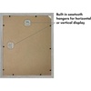 image:imageAmericanflat 11x14 Picture Frame with ShatterResistant Glass  Use as 8x10 Frame with Mat or Display 11x14 Photo Without Mat  Signature Collection  Picture Frames for Wall Display  Driftwood  Engineered Wood construction Shatterresistant glass hangs vertical or horizontal sawtooth hangers includedDriftwood
