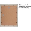 image:imageAmericanflat 11x14 Picture Frame with ShatterResistant Glass  Use as 8x10 Frame with Mat or Display 11x14 Photo Without Mat  Signature Collection  Picture Frames for Wall Display  Driftwood  Engineered Wood construction Shatterresistant glass hangs vertical or horizontal sawtooth hangers includedDriftwood
