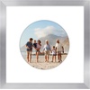 image:imageAmericanflat 11x14 Picture Frame with ShatterResistant Glass  Use as 8x10 Frame with Mat or Display 11x14 Photo Without Mat  Signature Collection  Picture Frames for Wall Display  Driftwood  Engineered Wood construction Shatterresistant glass hangs vertical or horizontal sawtooth hangers includedSilver