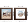image:imageAmericanflat 11x14 Picture Frame with ShatterResistant Glass  Use as 8x10 Frame with Mat or Display 11x14 Photo Without Mat  Signature Collection  Picture Frames for Wall Display  Driftwood  Engineered Wood construction Shatterresistant glass hangs vertical or horizontal sawtooth hangers includedWalnut
