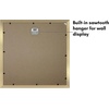 image:imageAmericanflat 11x14 Picture Frame with ShatterResistant Glass  Use as 8x10 Frame with Mat or Display 11x14 Photo Without Mat  Signature Collection  Picture Frames for Wall Display  Driftwood  Engineered Wood construction Shatterresistant glass hangs vertical or horizontal sawtooth hangers includedGold