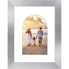 image:imageAmericanflat 11x14 Picture Frame with ShatterResistant Glass  Use as 8x10 Frame with Mat or Display 11x14 Photo Without Mat  Signature Collection  Picture Frames for Wall Display  Driftwood  Engineered Wood construction Shatterresistant glass hangs vertical or horizontal sawtooth hangers includedSilver