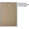 image:imageAmericanflat 11x14 Picture Frame with ShatterResistant Glass  Use as 8x10 Frame with Mat or Display 11x14 Photo Without Mat  Signature Collection  Picture Frames for Wall Display  Driftwood  Engineered Wood construction Shatterresistant glass hangs vertical or horizontal sawtooth hangers includedDriftwood
