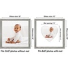 image:imageAmericanflat 11x14 Picture Frame with ShatterResistant Glass  Use as 8x10 Frame with Mat or Display 11x14 Photo Without Mat  Signature Collection  Picture Frames for Wall Display  Driftwood  Engineered Wood construction Shatterresistant glass hangs vertical or horizontal sawtooth hangers includedDriftwood