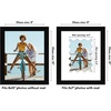 image:imageAmericanflat 11x14 Picture Frame with ShatterResistant Glass  Use as 8x10 Frame with Mat or Display 11x14 Photo Without Mat  Signature Collection  Picture Frames for Wall Display  Driftwood  Engineered Wood construction Shatterresistant glass hangs vertical or horizontal sawtooth hangers includedBlack