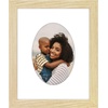 image:imageAmericanflat 11x14 Picture Frame with ShatterResistant Glass  Use as 8x10 Frame with Mat or Display 11x14 Photo Without Mat  Signature Collection  Picture Frames for Wall Display  Driftwood  Engineered Wood construction Shatterresistant glass hangs vertical or horizontal sawtooth hangers includedNatural Oak