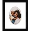 image:imageAmericanflat 11x14 Picture Frame with ShatterResistant Glass  Use as 8x10 Frame with Mat or Display 11x14 Photo Without Mat  Signature Collection  Picture Frames for Wall Display  Driftwood  Engineered Wood construction Shatterresistant glass hangs vertical or horizontal sawtooth hangers includedBlack