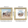 image:imageAmericanflat 11x14 Picture Frame with ShatterResistant Glass  Use as 8x10 Frame with Mat or Display 11x14 Photo Without Mat  Signature Collection  Picture Frames for Wall Display  Driftwood  Engineered Wood construction Shatterresistant glass hangs vertical or horizontal sawtooth hangers includedGold