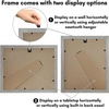 image:imageAmericanflat 11x14 Picture Frame with ShatterResistant Glass  Use as 8x10 Frame with Mat or Display 11x14 Photo Without Mat  Signature Collection  Picture Frames for Wall Display  Driftwood  Engineered Wood construction Shatterresistant glass hangs vertical or horizontal sawtooth hangers includedDriftwood