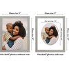 image:imageAmericanflat 11x14 Picture Frame with ShatterResistant Glass  Use as 8x10 Frame with Mat or Display 11x14 Photo Without Mat  Signature Collection  Picture Frames for Wall Display  Driftwood  Engineered Wood construction Shatterresistant glass hangs vertical or horizontal sawtooth hangers includedDriftwood