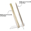 image:imageAmericanflat 11x14 Picture Frame with ShatterResistant Glass  Use as 8x10 Frame with Mat or Display 11x14 Photo Without Mat  Signature Collection  Picture Frames for Wall Display  Gold  Shatterresistant glass hangs vertical or horizontal sawtooth hangers included use with or without matTransparent