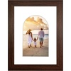 image:imageAmericanflat 11x14 Picture Frame with ShatterResistant Glass  Use as 8x10 Frame with Mat or Display 11x14 Photo Without Mat  Signature Collection  Picture Frames for Wall Display  Driftwood  Engineered Wood construction Shatterresistant glass hangs vertical or horizontal sawtooth hangers includedWalnut