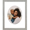 image:imageAmericanflat 11x14 Picture Frame with ShatterResistant Glass  Use as 8x10 Frame with Mat or Display 11x14 Photo Without Mat  Signature Collection  Picture Frames for Wall Display  Driftwood  Engineered Wood construction Shatterresistant glass hangs vertical or horizontal sawtooth hangers includedDriftwood