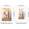 image:imageAmericanflat 11x14 Picture Frame with ShatterResistant Glass  Use as 8x10 Frame with Mat or Display 11x14 Photo Without Mat  Signature Collection  Picture Frames for Wall Display  Driftwood  Engineered Wood construction Shatterresistant glass hangs vertical or horizontal sawtooth hangers includedWhite